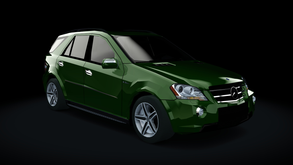 Traffic-balkanracing Mercedes-Benz ML63 AMG, skin Green EU