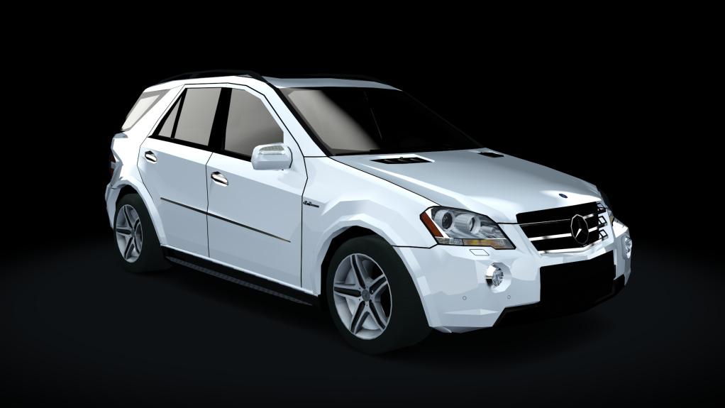 Traffic-balkanracing Mercedes-Benz ML63 AMG, skin White EU