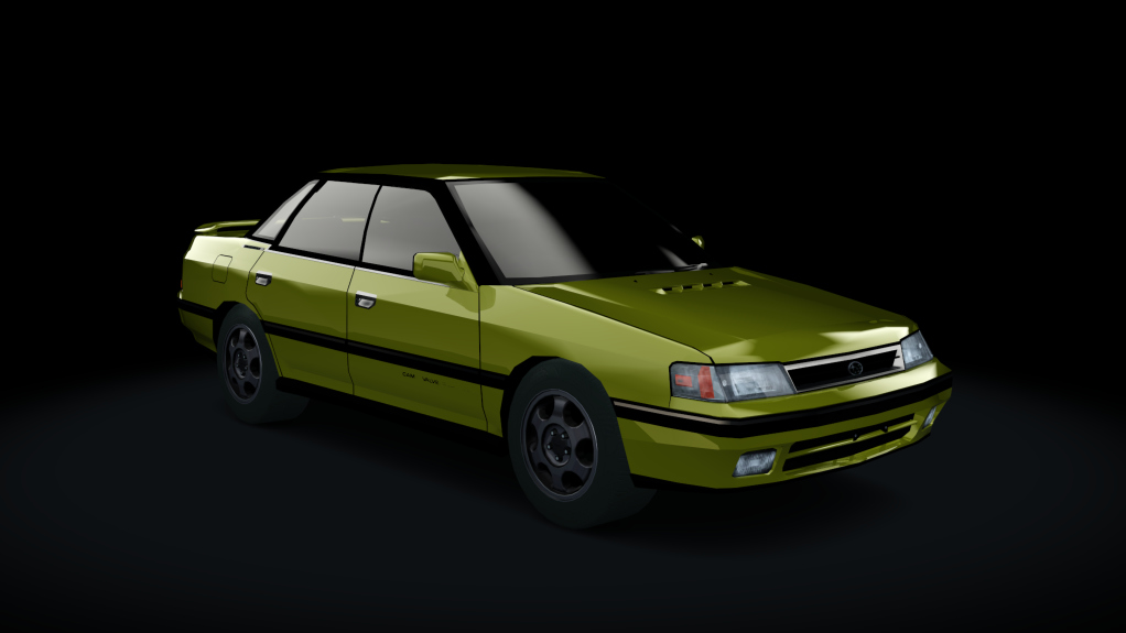 Traffic-balkanracing Subaru Legacy RS, skin Yellow EU