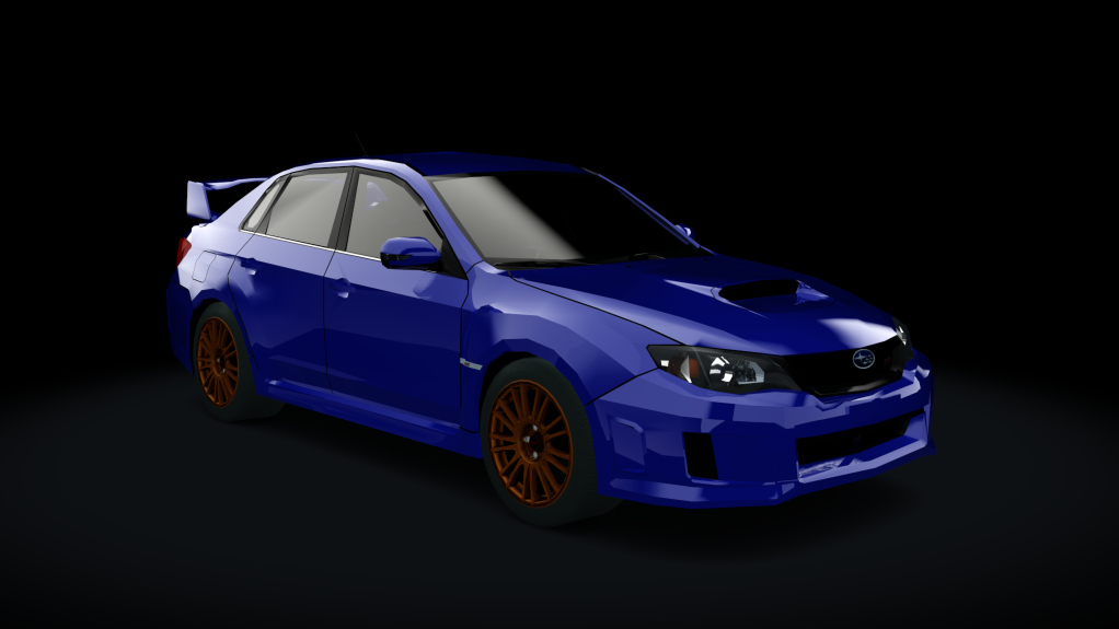 Traffic-balkanracing Subaru WRX STI, skin Blue EU