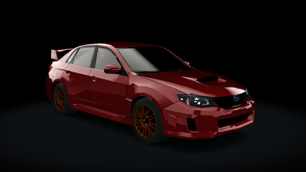 Traffic-balkanracing Subaru WRX STI, skin Red EU