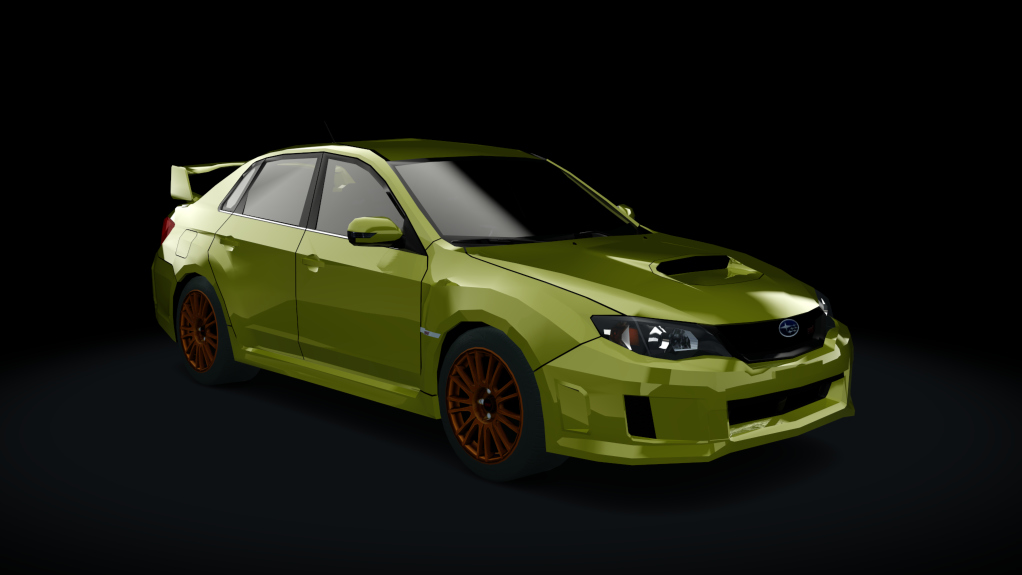 Traffic-balkanracing Subaru WRX STI, skin Yellow EU