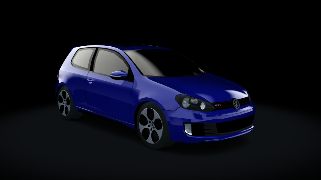 Traffic-balkanracing VW Golf 6 GTI, skin Blue EU