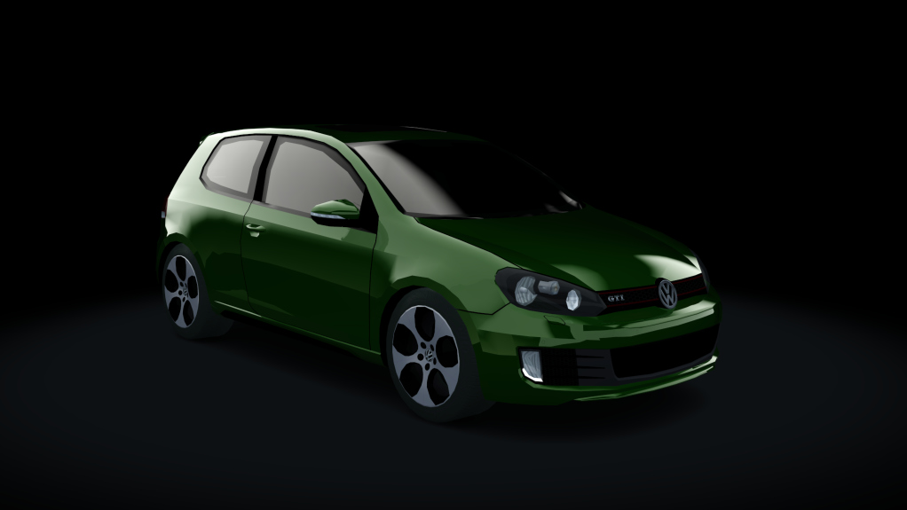 Traffic-balkanracing VW Golf 6 GTI, skin Green EU