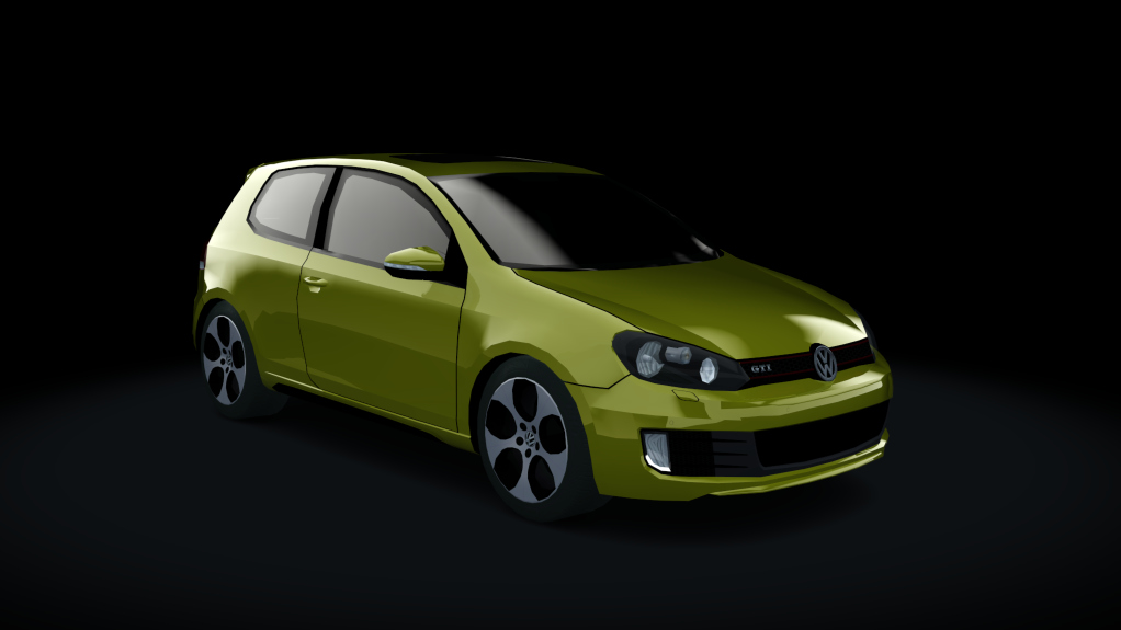 Traffic-balkanracing VW Golf 6 GTI, skin Yellow EU