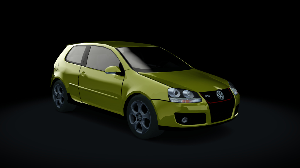 Traffic-balkanracing VW Golf 5 GTI, skin Yellow EU