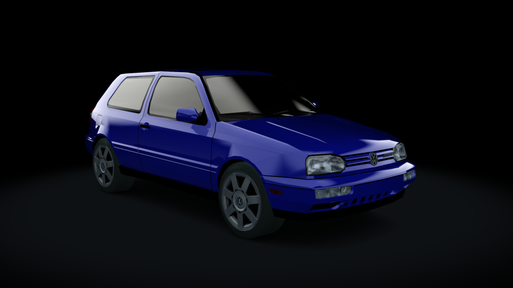 Traffic-balkanracing VW Golf 3 VR6, skin Blue EU