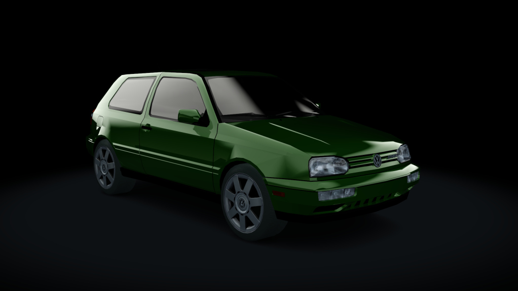 Traffic-balkanracing VW Golf 3 VR6, skin Green EU