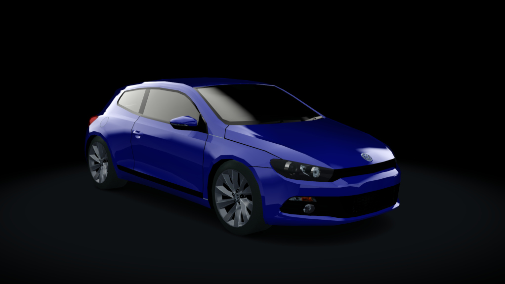 Traffic-balkanracing VW Scirocco, skin Blue EU