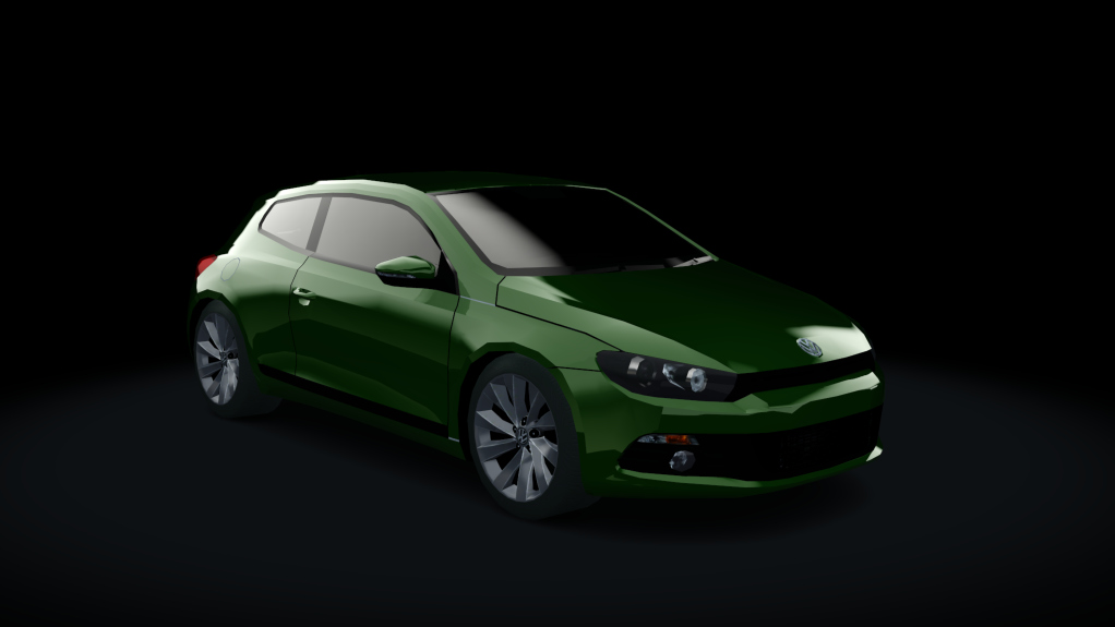 Traffic-balkanracing VW Scirocco, skin Green EU