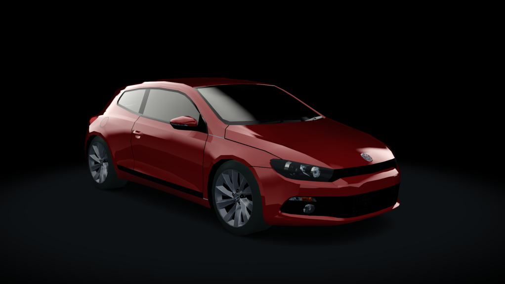 Traffic-balkanracing VW Scirocco, skin Red EU