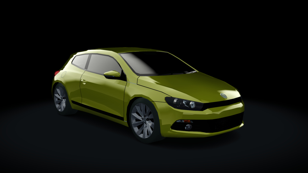 Traffic-balkanracing VW Scirocco, skin Yellow EU