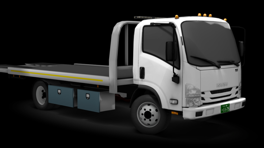 τraffic jp - Isuzu NPR Hauler, skin white