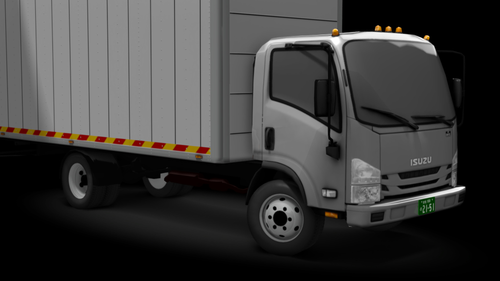 τraffic jp - Isuzu NPR Truck CT, skin grey