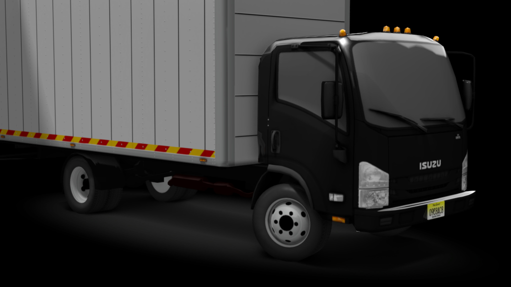 τraffic usa - Isuzu NPR Truck, skin black