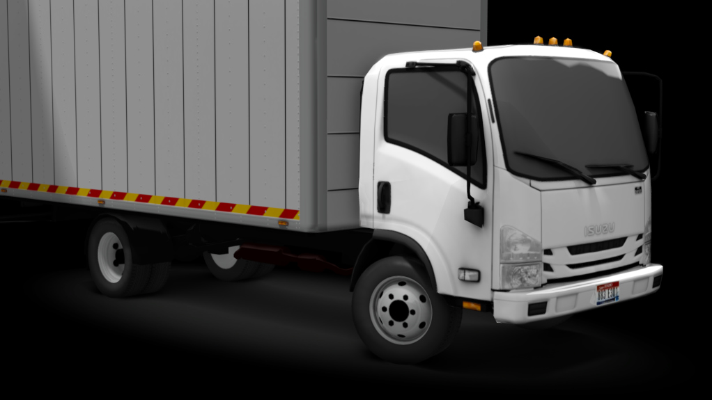 τraffic usa - Isuzu NPR Truck, skin blue