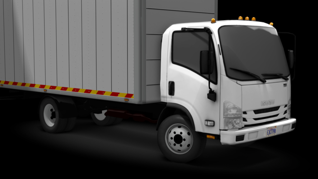 τraffic usa - Isuzu NPR Truck, skin white