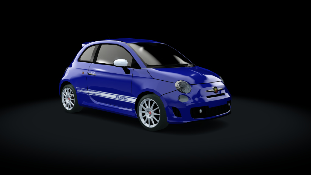 Traffic-MNBA Fiat Abarth 500, skin Blue EU