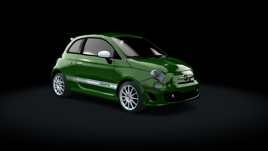 Traffic-MNBA Fiat Abarth 500, skin Green EU