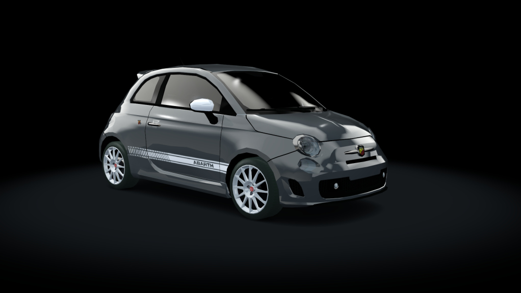 Traffic-MNBA Fiat Abarth 500, skin Grey EU