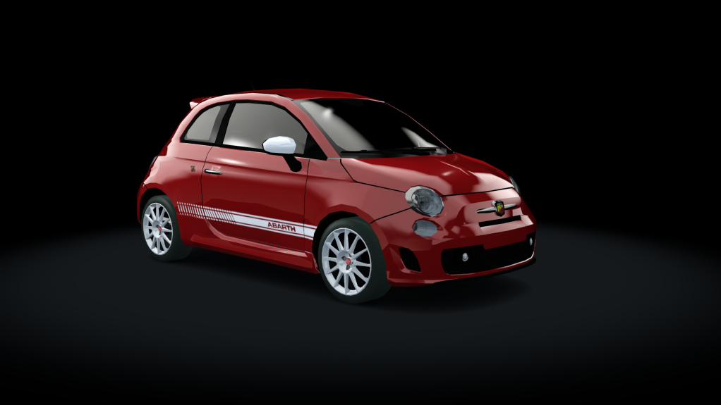 Traffic-MNBA Fiat Abarth 500, skin Red EU