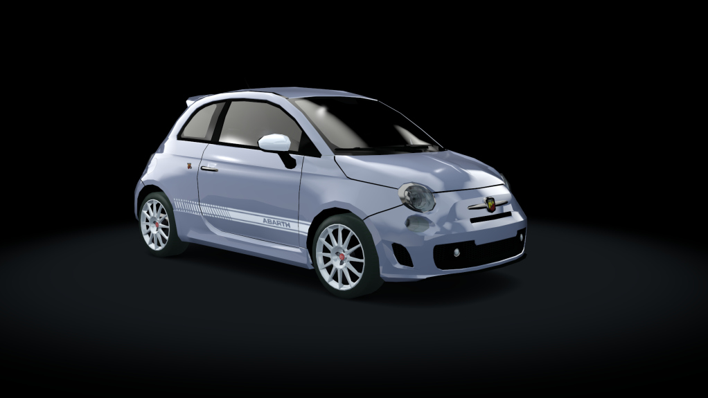 Traffic-MNBA Fiat Abarth 500, skin Silver EU