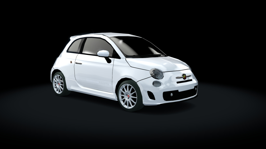 Traffic-MNBA Fiat Abarth 500, skin White EU