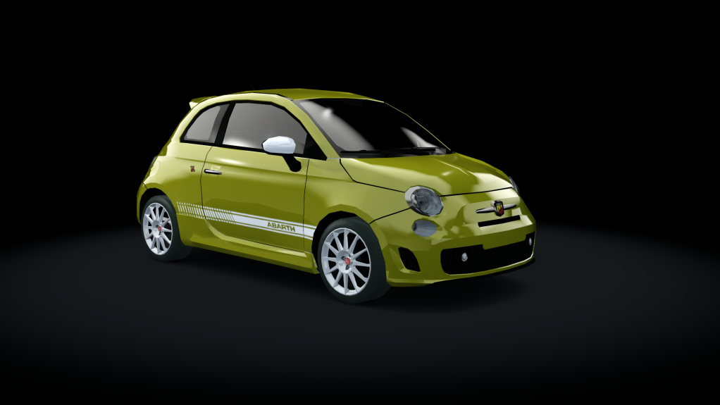 Traffic-MNBA Fiat Abarth 500, skin Yellow EU