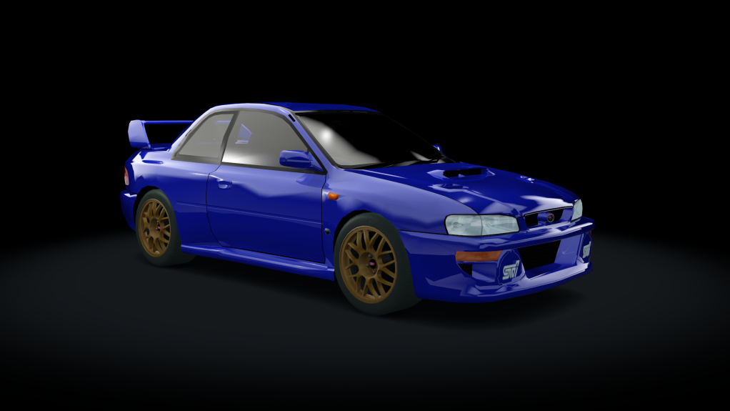 Traffic-MNBA Subaru Impreza 22B, skin Blue EU