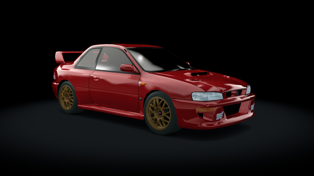 Traffic-MNBA Subaru Impreza 22B, skin Red EU