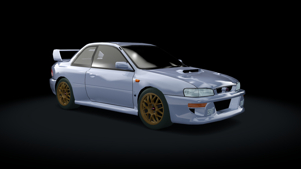 Traffic-MNBA Subaru Impreza 22B, skin Silver EU