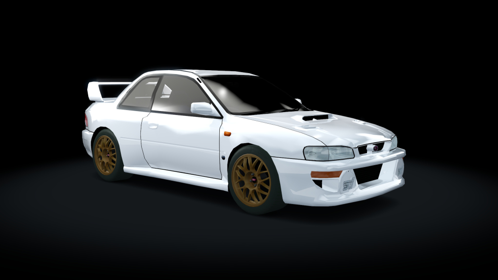 Traffic-MNBA Subaru Impreza 22B, skin White EU