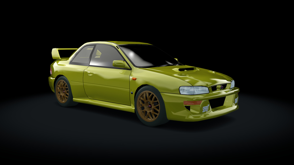 Traffic-MNBA Subaru Impreza 22B, skin Yellow EU