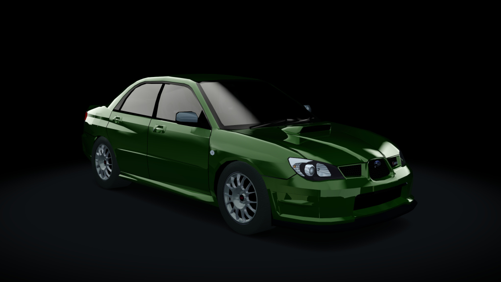 Traffic-MNBA Subaru Impreza S204, skin Green EU