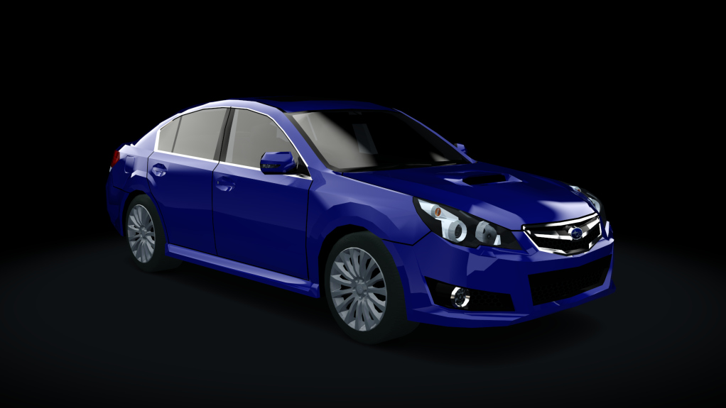 Traffic-MNBA Subaru Legacy B4GT, skin Blue EU