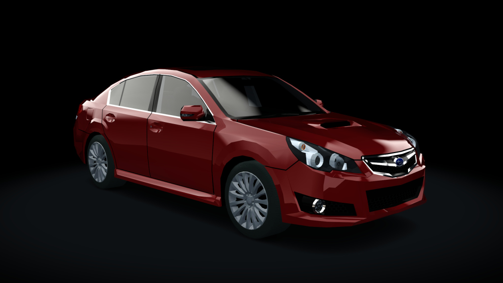 Traffic-MNBA Subaru Legacy B4GT, skin Red EU