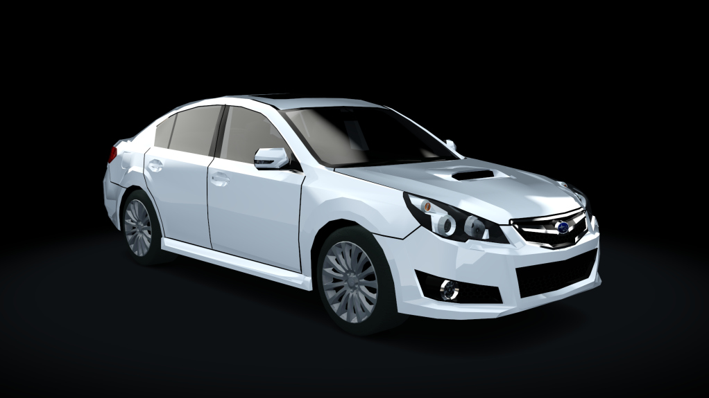 Traffic-MNBA Subaru Legacy B4GT, skin White EU