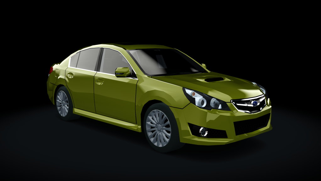 Traffic-MNBA Subaru Legacy B4GT, skin Yellow EU