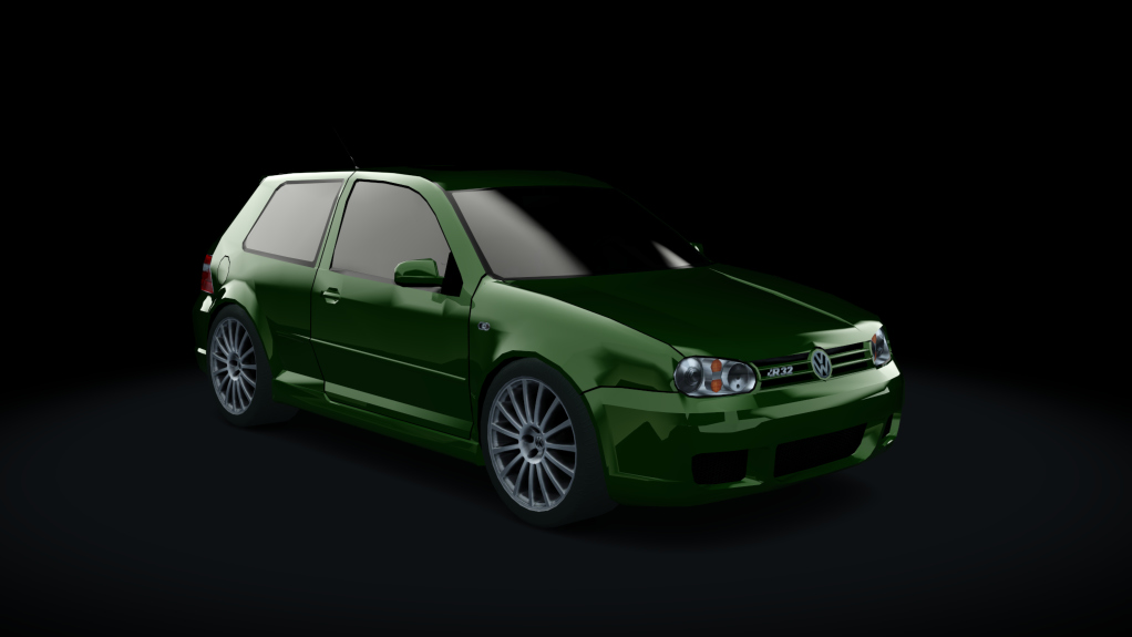 Traffic-MNBA VW Golf R32, skin Green EU