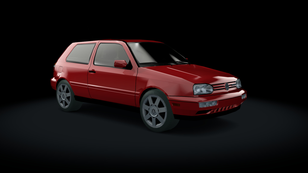 Traffic-MNBA VW Golf 3 VR6, skin Red EU