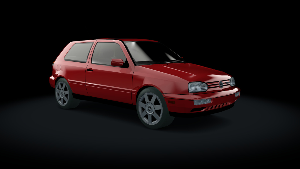 Traffic-MNBA VW Golf 3 VR6, skin Red JP