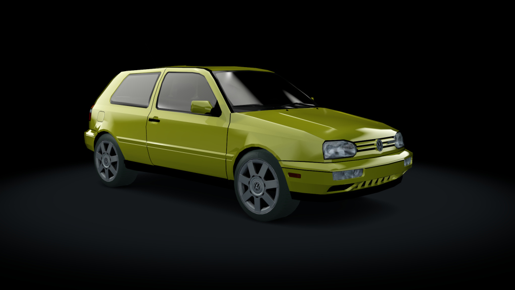 Traffic-MNBA VW Golf 3 VR6, skin Yellow EU