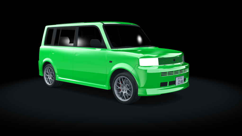 Toyota bB Traffic, skin 01_dark_green_pearl_met