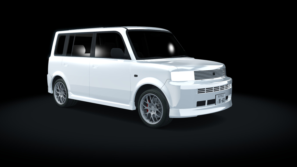 Toyota bB Traffic, skin 02_super_white