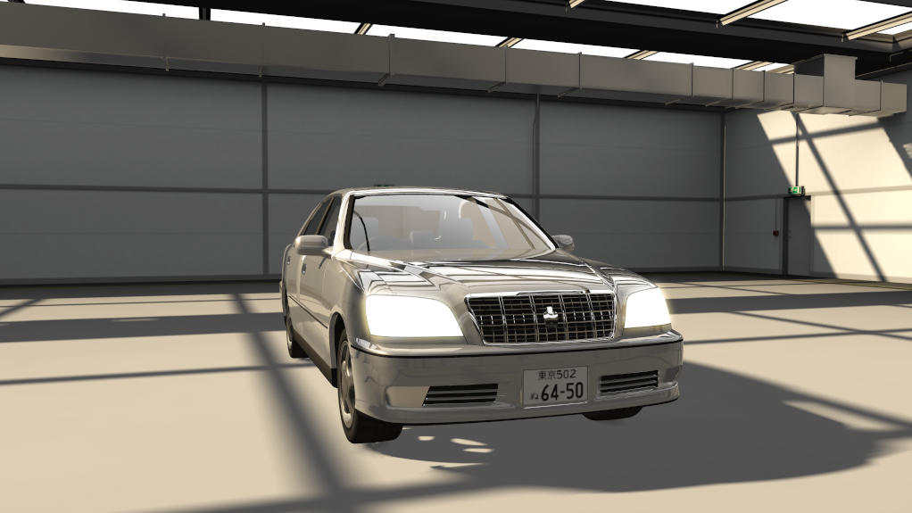 Toyota Crown S170 Traffic, skin 03_silver_met