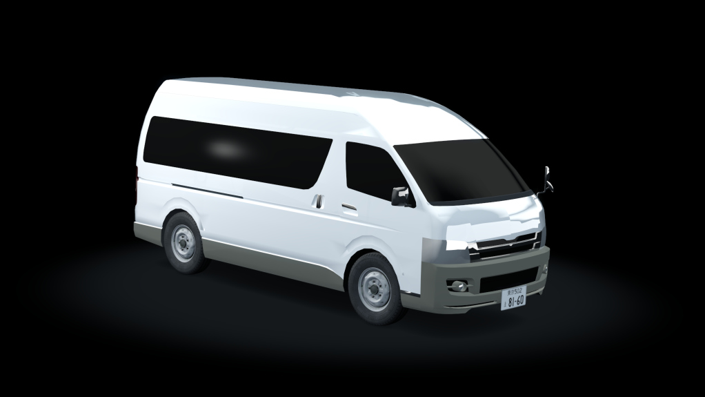 Traffic Toyota Hiace Super Grandia, skin 02_super_white