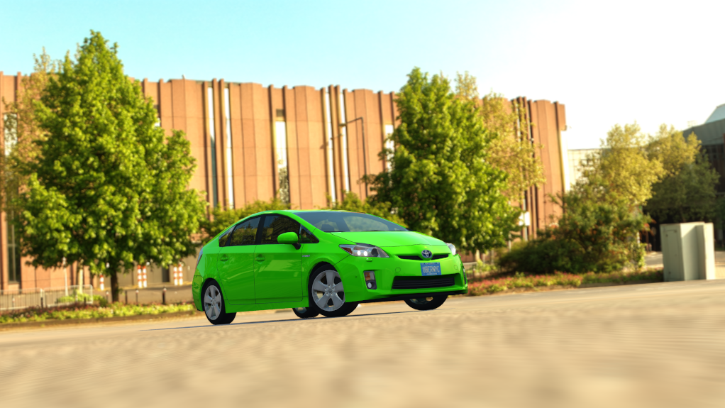 τraffic jp - Toyota Prius, skin green