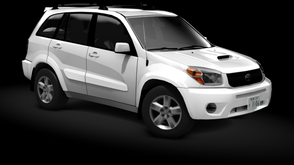 τraffic jp - Toyota Rav4, skin 06_glacier_white_metallic_br