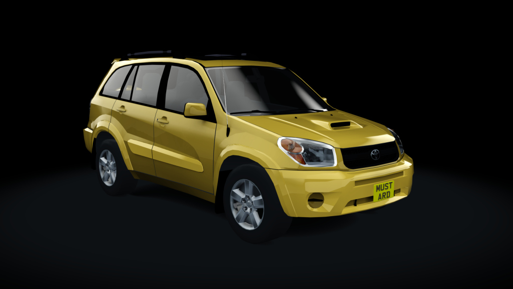 τraffic jp - Toyota Rav4, skin MUSTARD