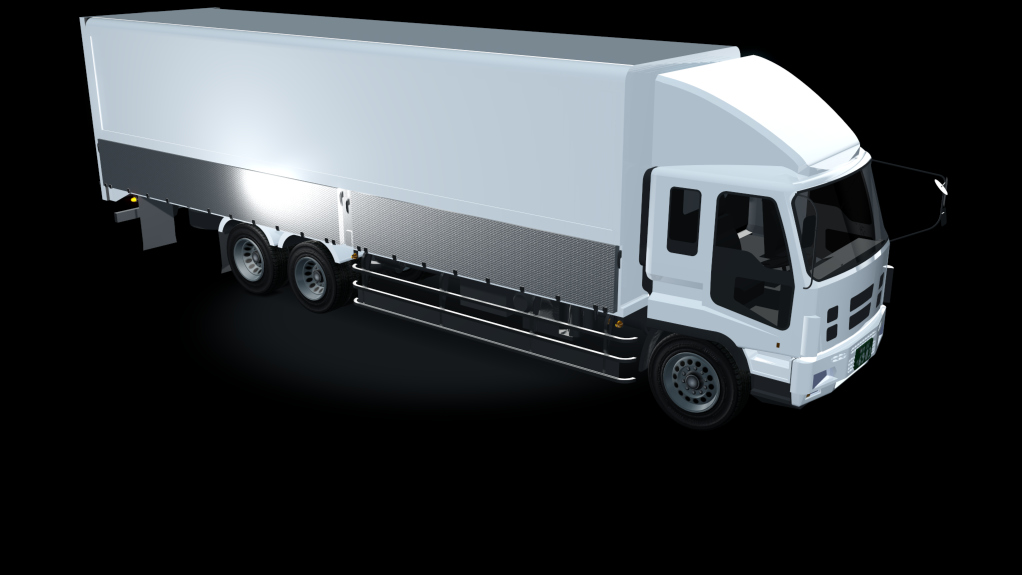 Isuzu Giga Truck Long Version, skin white